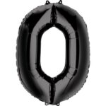 Black Jumbo number balloon