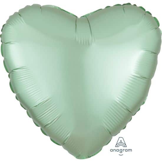 Mint Green Foil Heart
